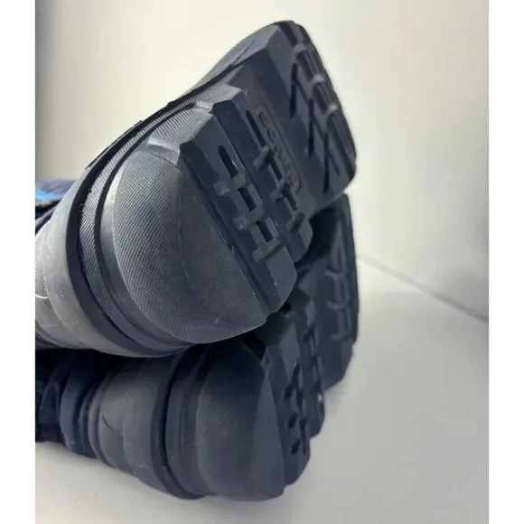 Boots Kids Waterproof Insulated Winter Outdoor Snow Boots Blue Sz 7