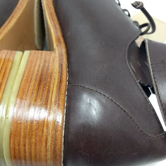 Boston Leather Loafers Dark Brown Handmade Elf Brand Size 10.5 Dark Academia