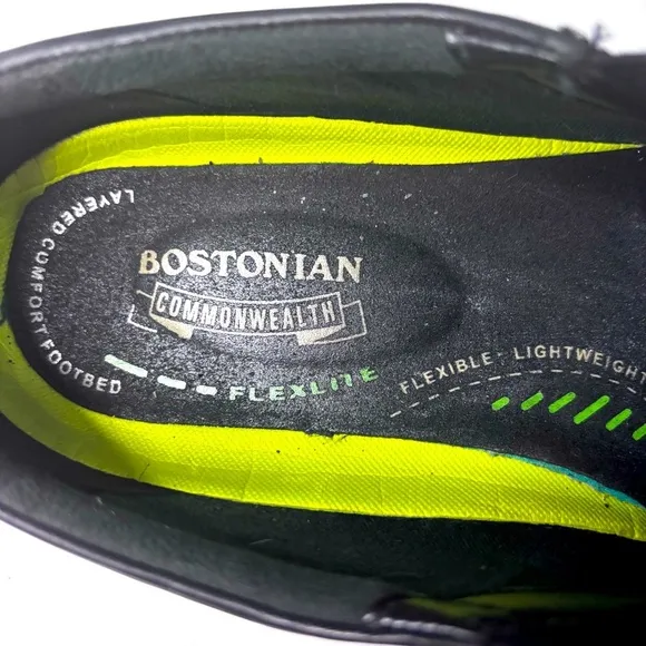 Bostonian Commonwealth Black Loafer Flexlite Shock Absorbing 10.5
