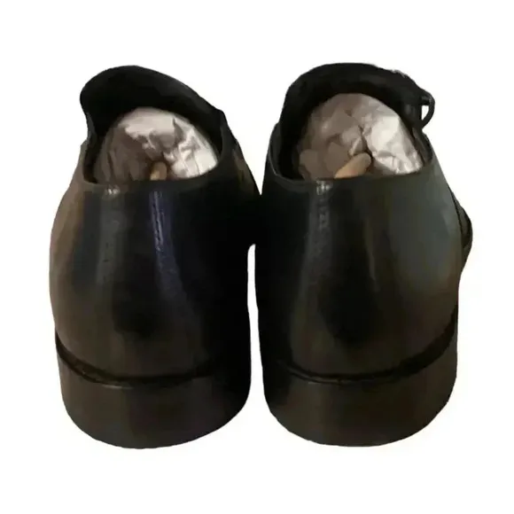 Bostonian Nantasket Step Mens 13M Slip On Loafer Dress Shoes Black Leather NEW