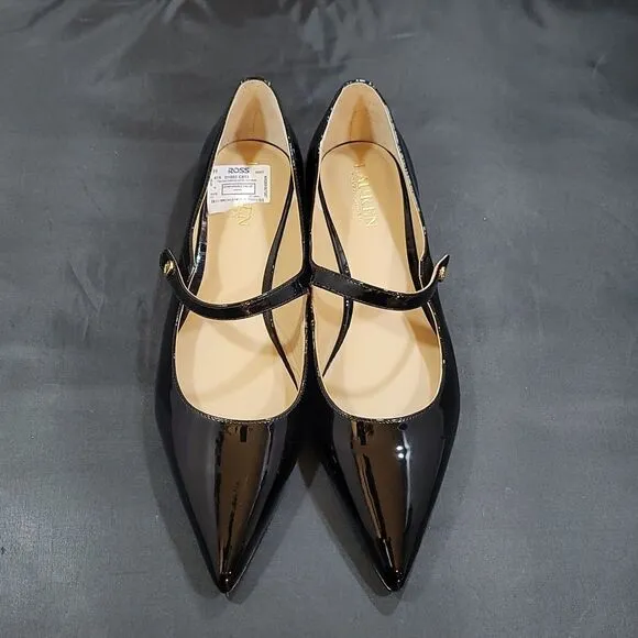BRAND NEW LAUREN RALPH LAUREN LONDYN PATENT LEATHER MARY JANE BALLET FLATS