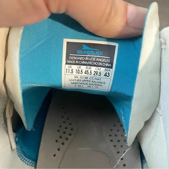 Brandblack Mirage Men's Tan High-Top Sneakers Size 11.5
