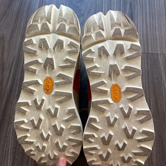 Brandblack x Vibram Women's Aura 130 Tan and Red Chunky Sneakers
