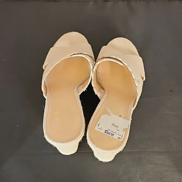 BRAND NEW KATE SPADE TEGAN WEDGE MULE SLIDE ESPADRILLE SANDAL