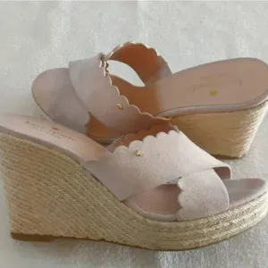 BRAND NEW KATE SPADE TEGAN WEDGE MULE SLIDE ESPADRILLE SANDAL