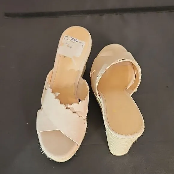 BRAND NEW KATE SPADE TEGAN WEDGE MULE SLIDE ESPADRILLE SANDAL