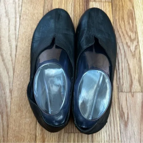 Børn Ballet Flats Black Leather Super Soft Comfort Slip On Shoes Women’s Sz 9