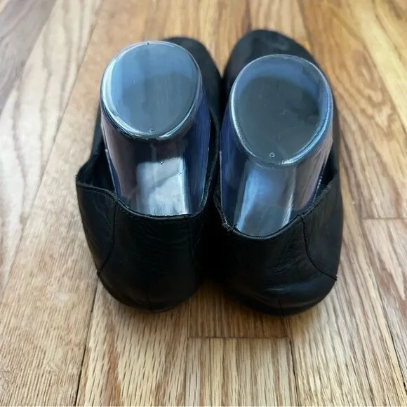 Børn Ballet Flats Black Leather Super Soft Comfort Slip On Shoes Women’s Sz 9