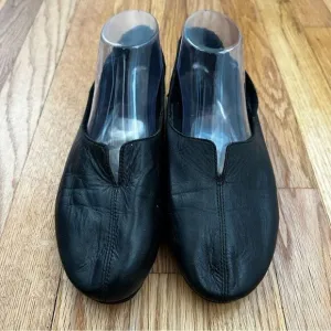 Børn Ballet Flats Black Leather Super Soft Comfort Slip On Shoes Women’s Sz 9