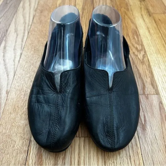 Børn Ballet Flats Black Leather Super Soft Comfort Slip On Shoes Women’s Sz 9