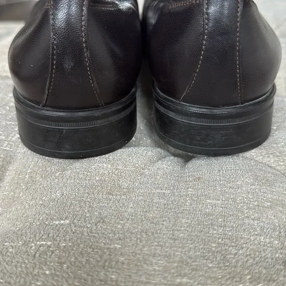 Bruno Magli Loafers Mens Size 11.5 Brown Leather Dress‎ Shoes Italy