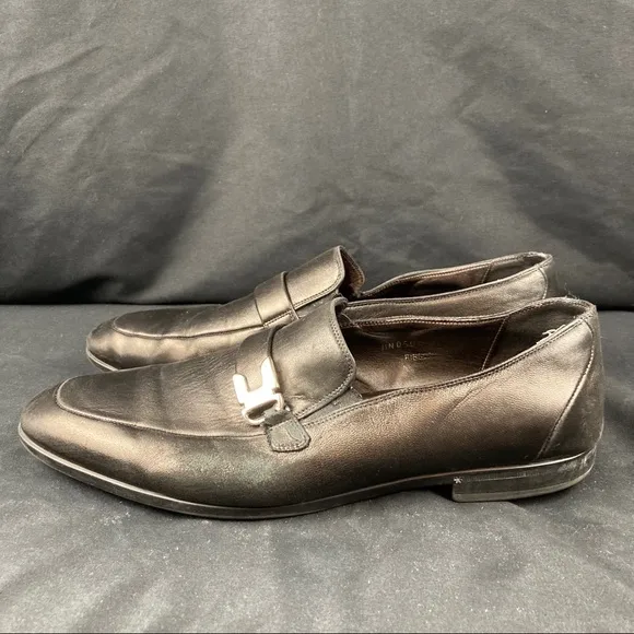 Bruno Magli Rissone mens slip on leather loafers