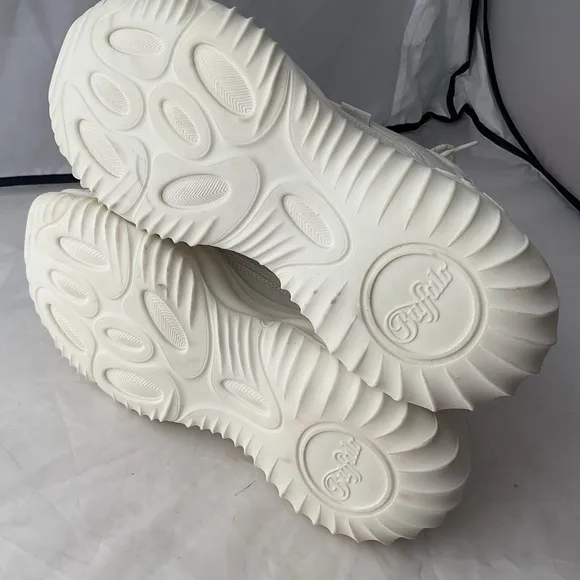 Buffalo Blader Matcha White PETA Approved Vegan Platform Trainers 1636015