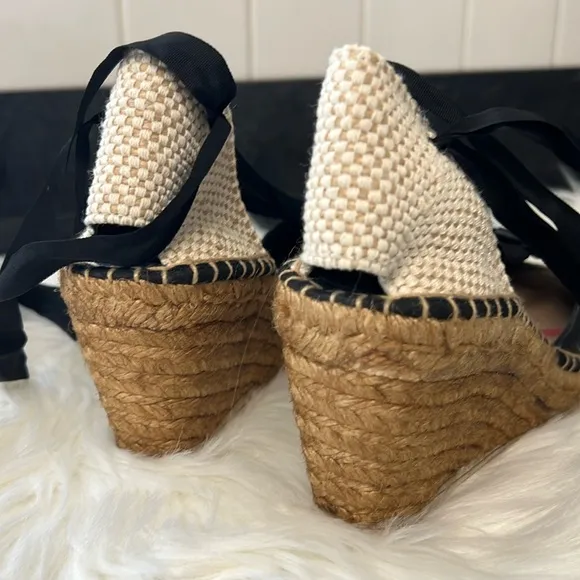 Burberry Canvas Espadrilles Nova Check Pattern Ladies size 38 (US 8) Authentic