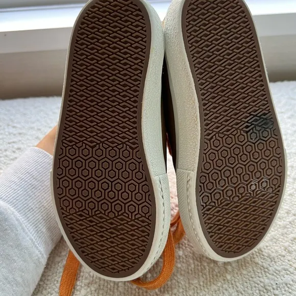 Burberry Kids High-Top Sneakers - Brown and Orange