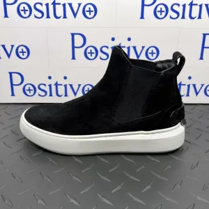 Buscemi Womens Soho Black Suede Sneakers