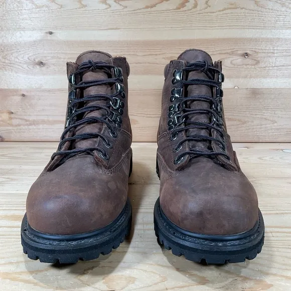 Cabela’s Leather Goretex Insulated Hunting Boots Men's 7 M Brown Ankle 81501