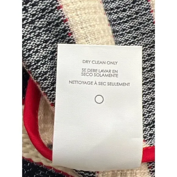 Cabi Women Cruise Nautical Striped Double Breasted Blazer Size 6