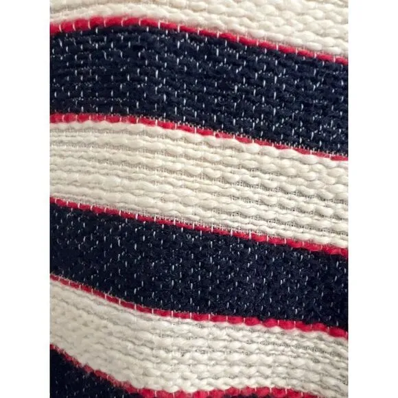 Cabi Women Cruise Nautical Striped Double Breasted Blazer Size 6