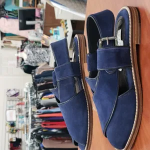 Caplait &quot;The Hara&quot; Handcrafted Suede Flat Buckle Sandals