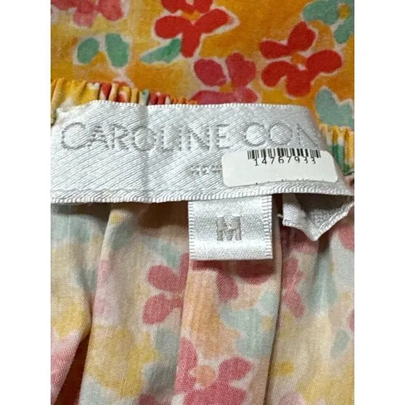 Caroline Constas Calla Mini Dress in Orange Medium Womens floral