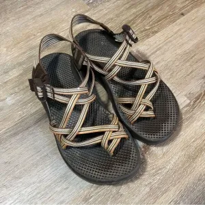 Chacos Strappy Brown Sandals