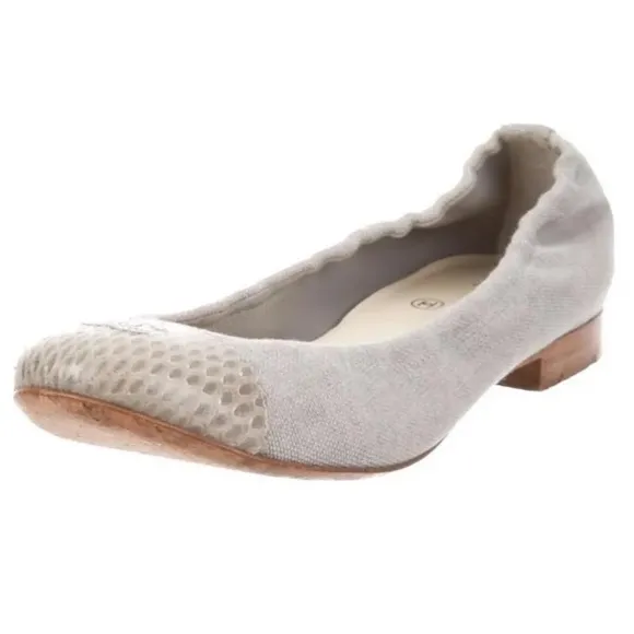 Chanel Cap Toe Ballet Flats - 38.5