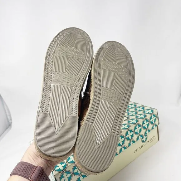 Charleston Shoe Co Women’s Size 9 Dunes Bronze Espadrilles Shoes Jute Metallic