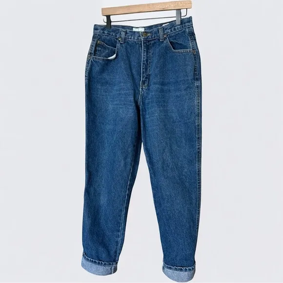 Chic Made in the USA Mom Jeans – Size 16 | Medium Dark Denim | 30” Inseam