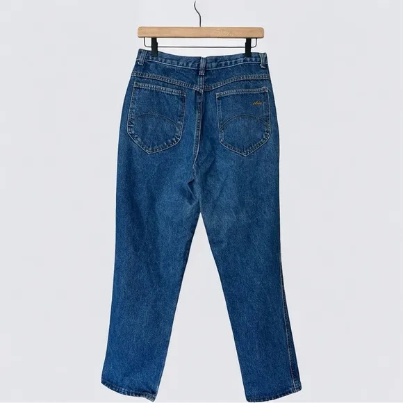 Chic Made in the USA Mom Jeans – Size 16 | Medium Dark Denim | 30” Inseam