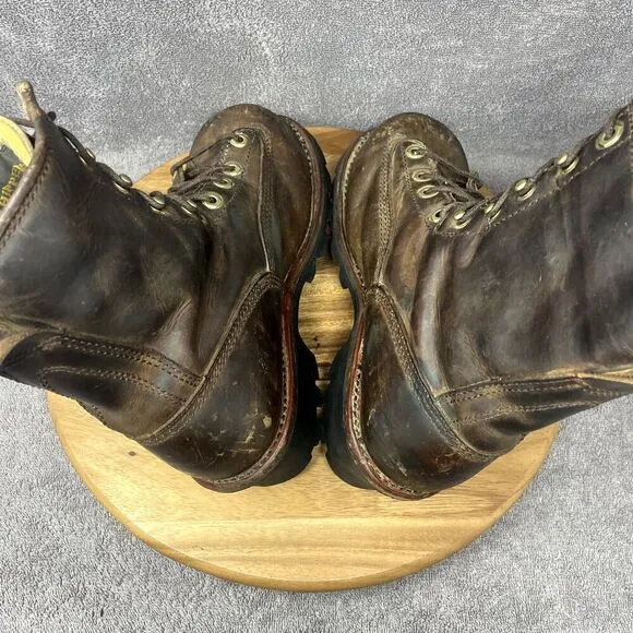 Chippewa Original Waterproof Insulated Steel Toe Logger Boots Men's Size 8.5