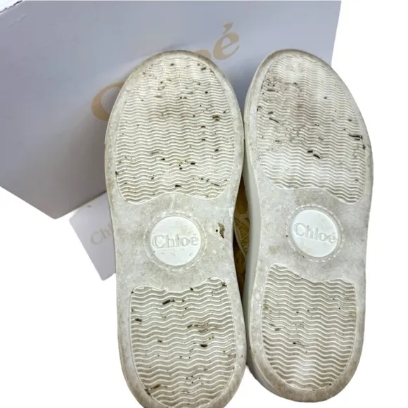 Chloé Women's Cream Lace Espadrilles 38 / 7.5