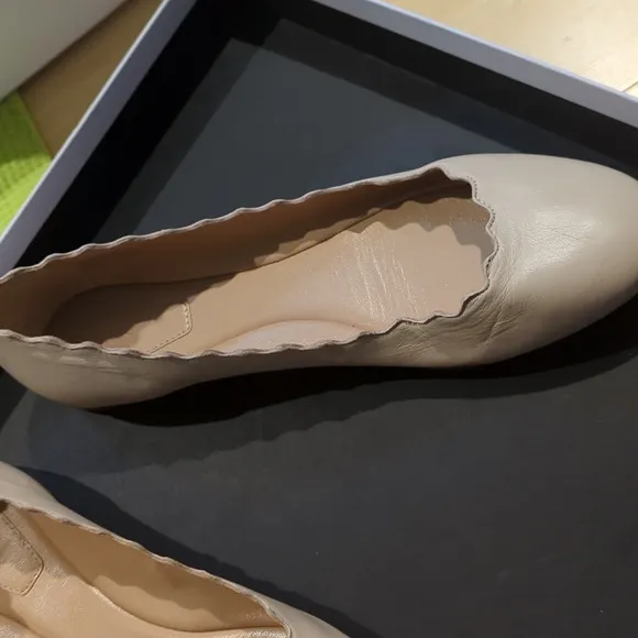 Chloe Scalloped Ballet Flats