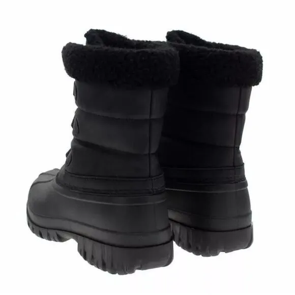CHOOKA Womens Insulated Winter Snow Duck Boots Water Repellent Faux Shearling 10