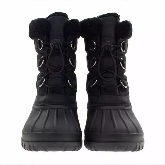 CHOOKA Womens Insulated Winter Snow Duck Boots Water Repellent Faux Shearling 10
