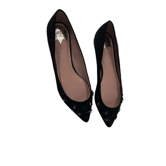 Circus by Sam Edelman Black Velvet Flats