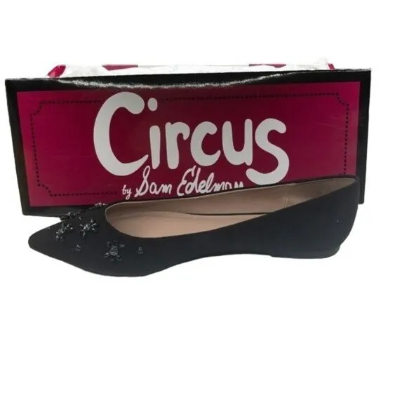 Circus by Sam Edelman Black Velvet Flats
