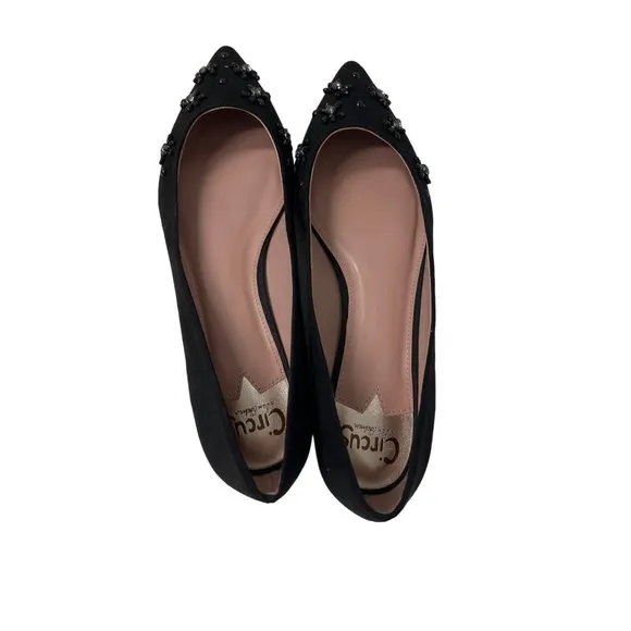 Circus by Sam Edelman Black Velvet Flats
