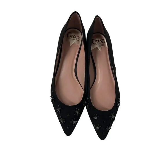 Circus by Sam Edelman Black Velvet Flats