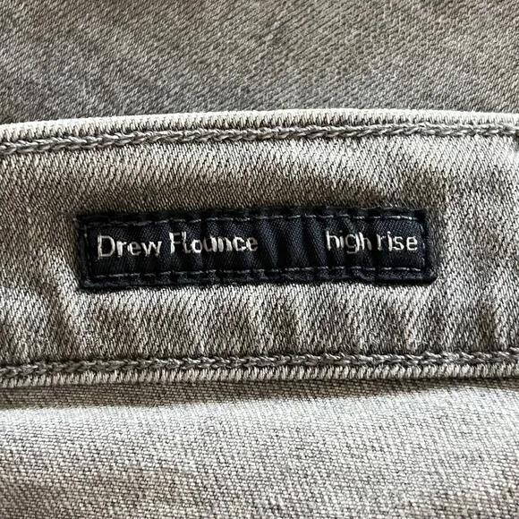 Citizens of Humanity Ash Grey Drew Flounce High Rise Jeans Sz 27