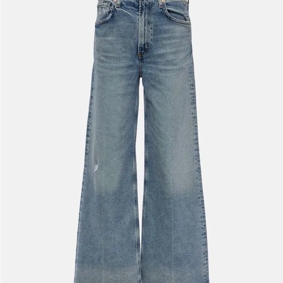 Citizens of Humanity Paloma Baggy high-rise wide-leg jeans in Ascent size 27