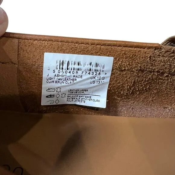 Clarks Collection Markman Plain Tan Leather Loafers Men's US 13 EU 47