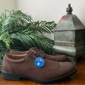 Clarks Loafers Kovit Walk Brown Nutbuck Dress Shoes