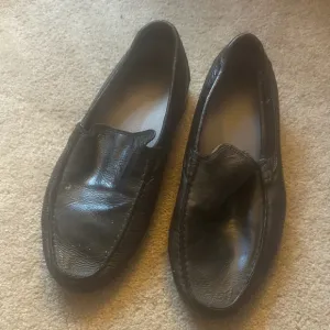 Classic Black Leather Loafers