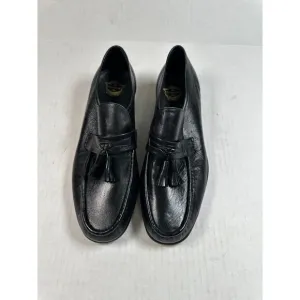 Classic Black Leather‎ Tassel Loafers Dress Shoes for Men Size 10D