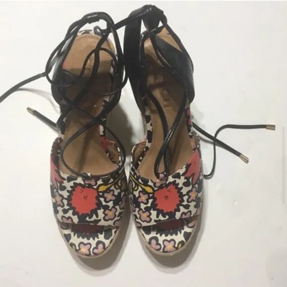 Coach Dana Espadrille Wedge Sandals
