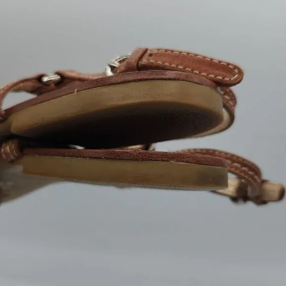 COACH Rue Dog Leash Flat Sandals