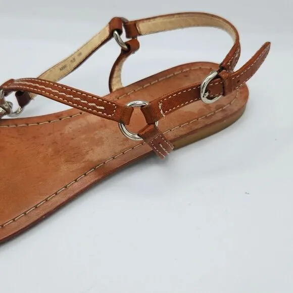 COACH Rue Dog Leash Flat Sandals