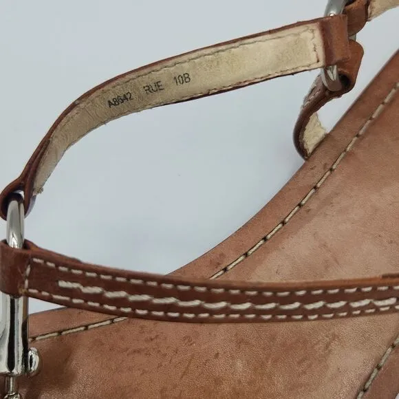 COACH Rue Dog Leash Flat Sandals