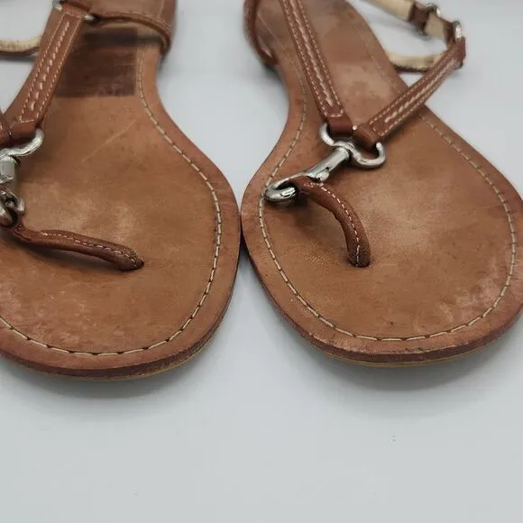 COACH Rue Dog Leash Flat Sandals